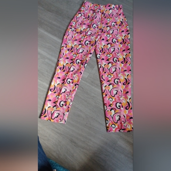 New ZARA Paisley Floral High Waisted Ankle Crop Pleated Trouser Pants size M - Picture 2 of 11